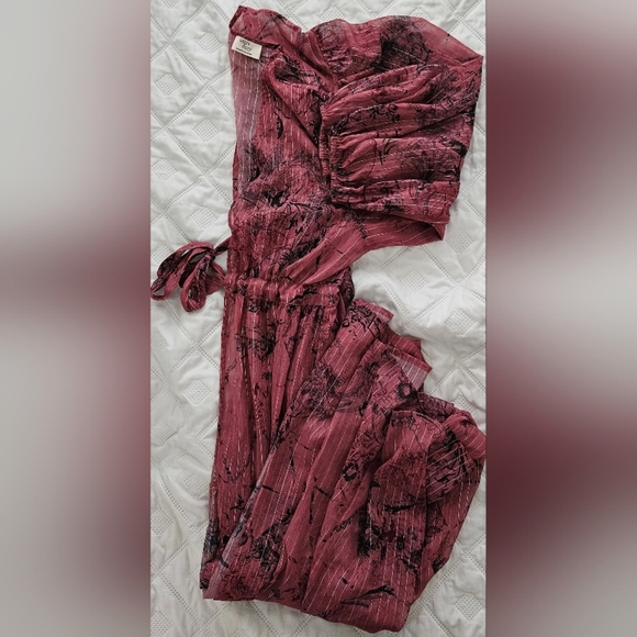 🌟NWOT Sheer Kimono-style Boho Chic Flowy Overlay Wrap With Tie Front-One Size🌟 - Picture 12 of 12